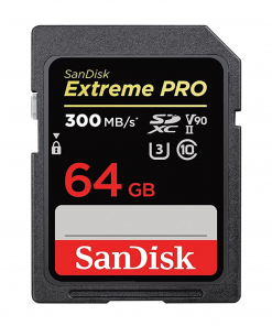 Tarjeta Memoria Extreme Pro V90 SD 64GB